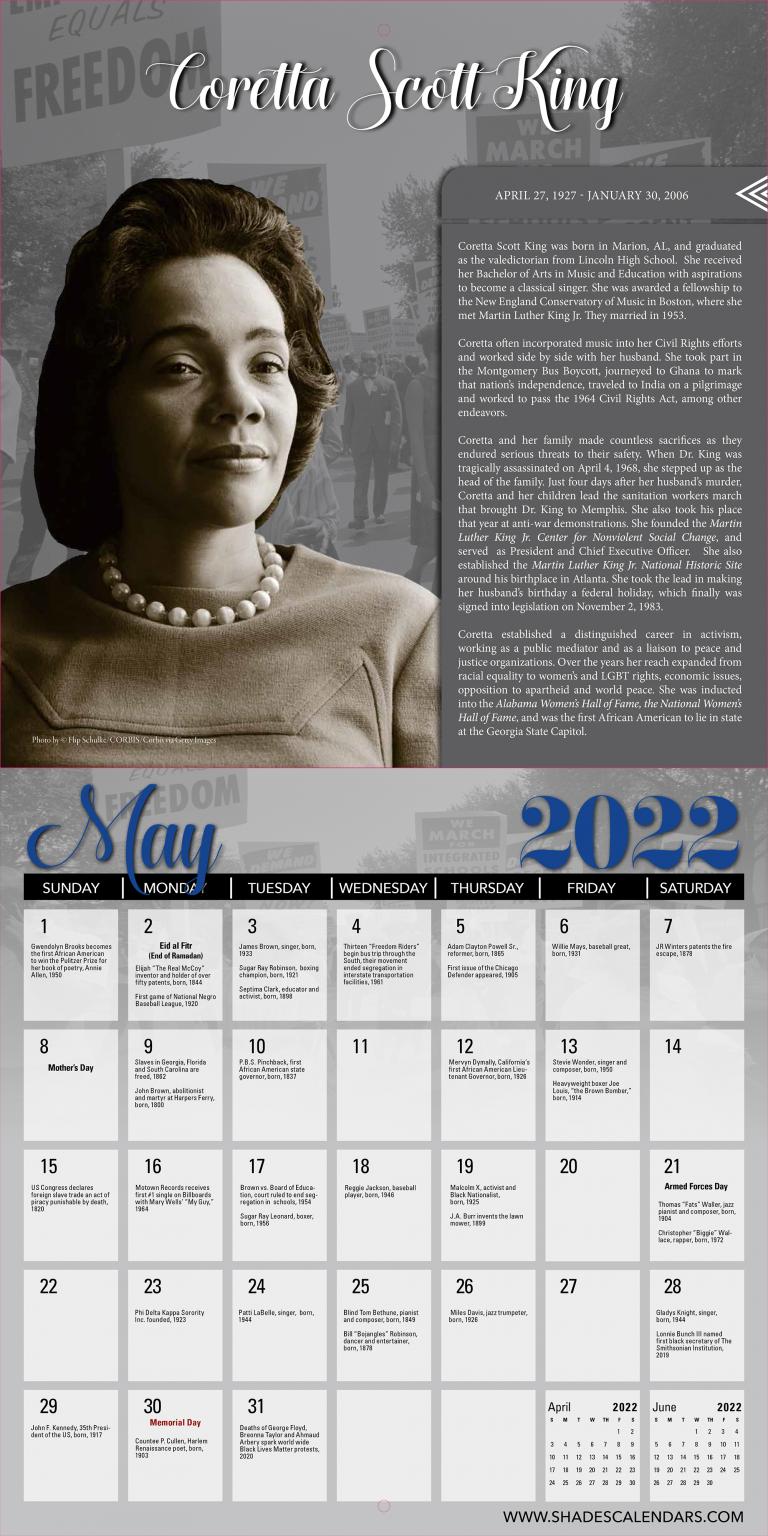 Black History Calendar 2023 Civil Rights Movement 2022 Black History Calendar