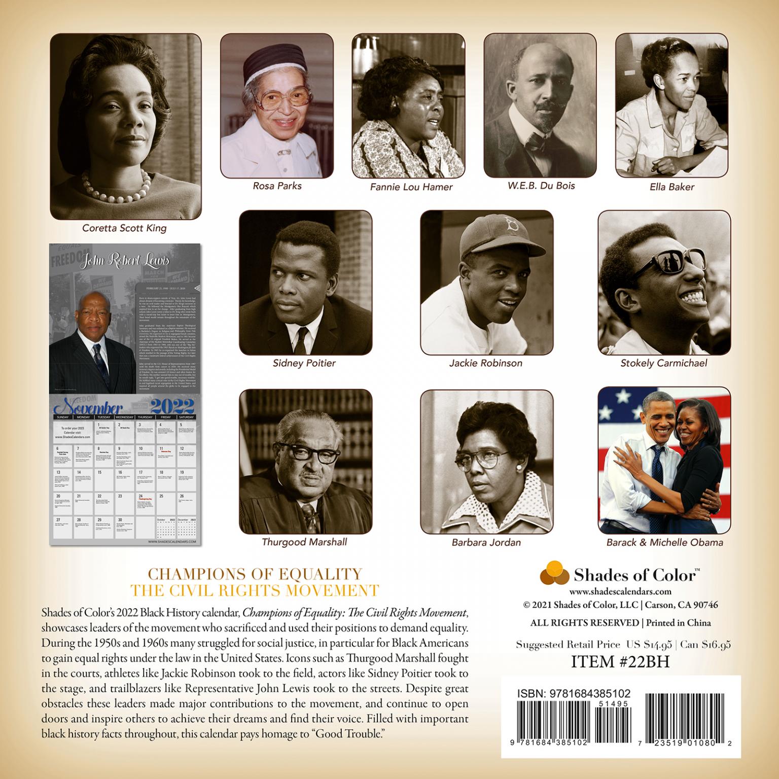 Black History Calendar 2023 Civil Rights Movement 2022 Black History Calendar