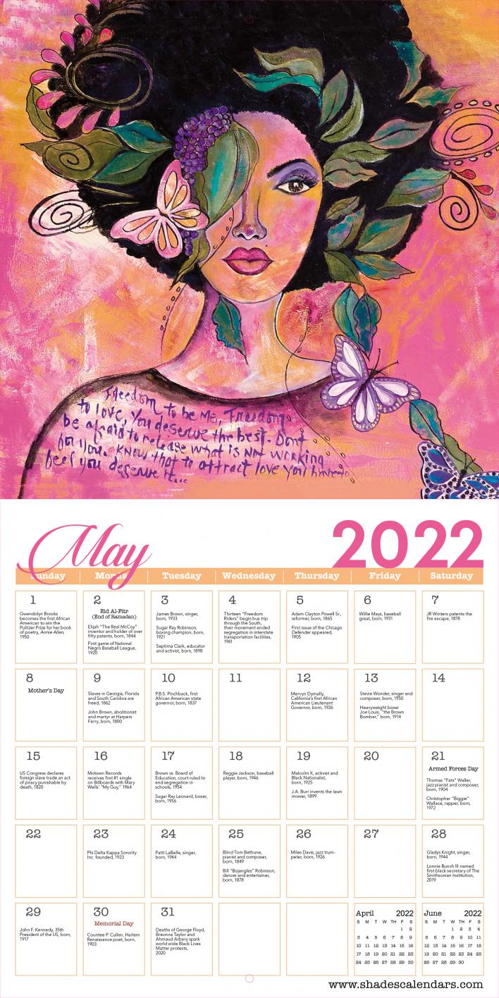 I Am 2022 African American Wall Calendar