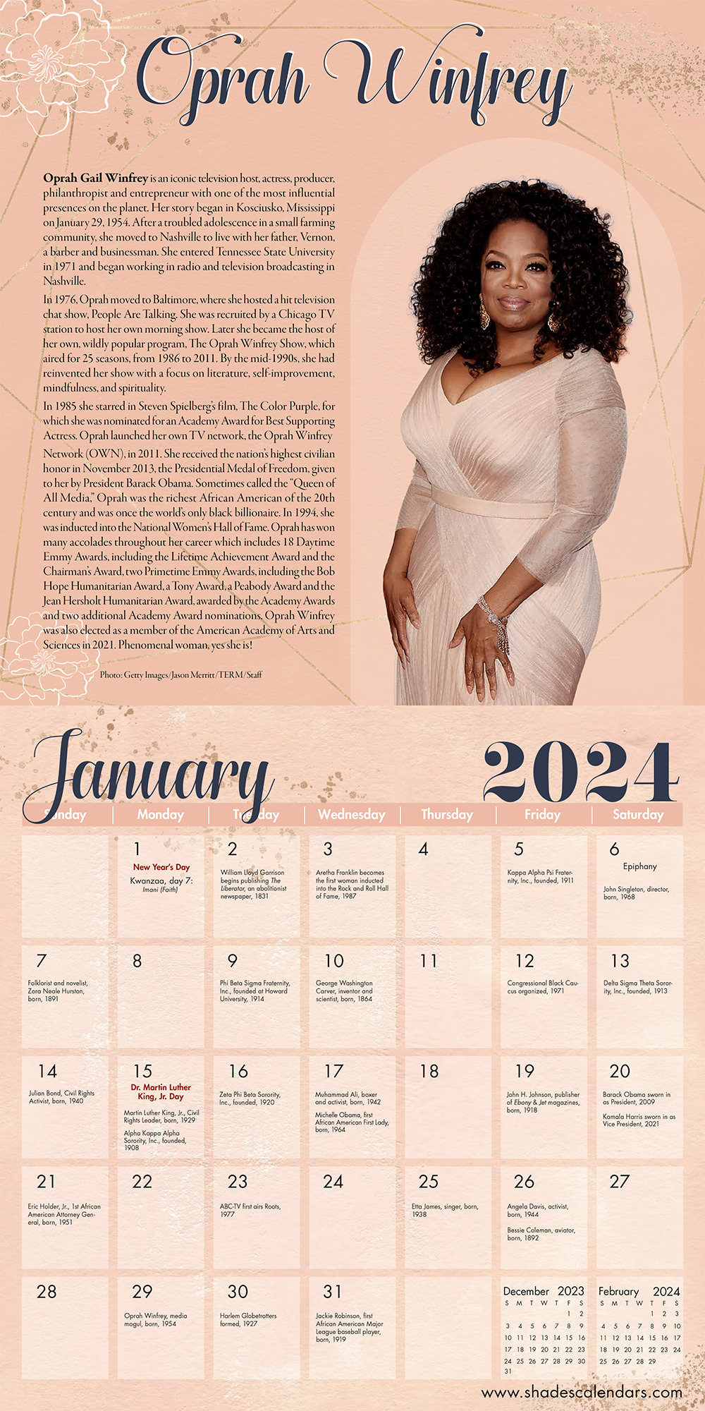 2024 Phenomenal Women Weekly Planner | African American Expressions