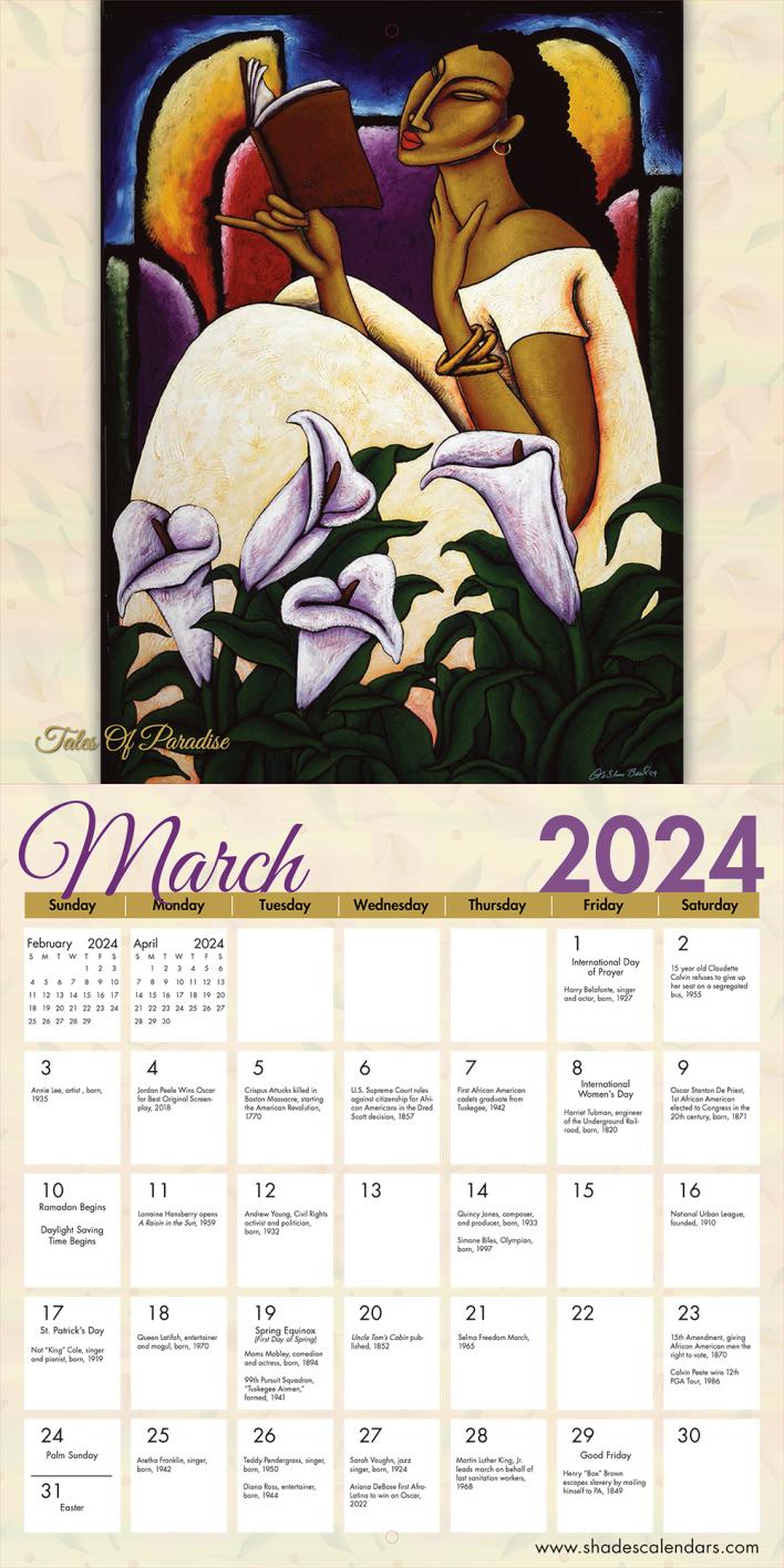 LaShun Beal Collection 2024 African American Wall Calendar