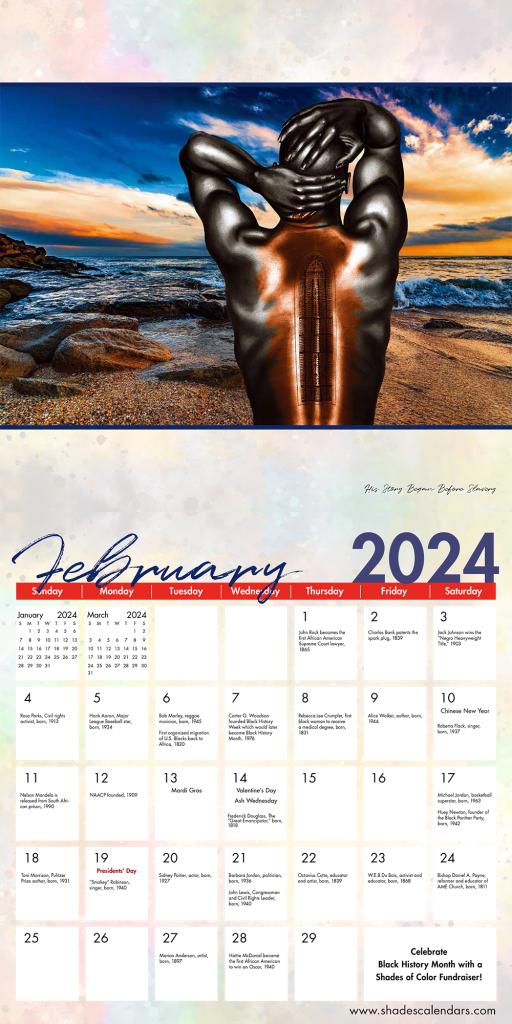 Color My Soul 2024 African American Wall Calendar