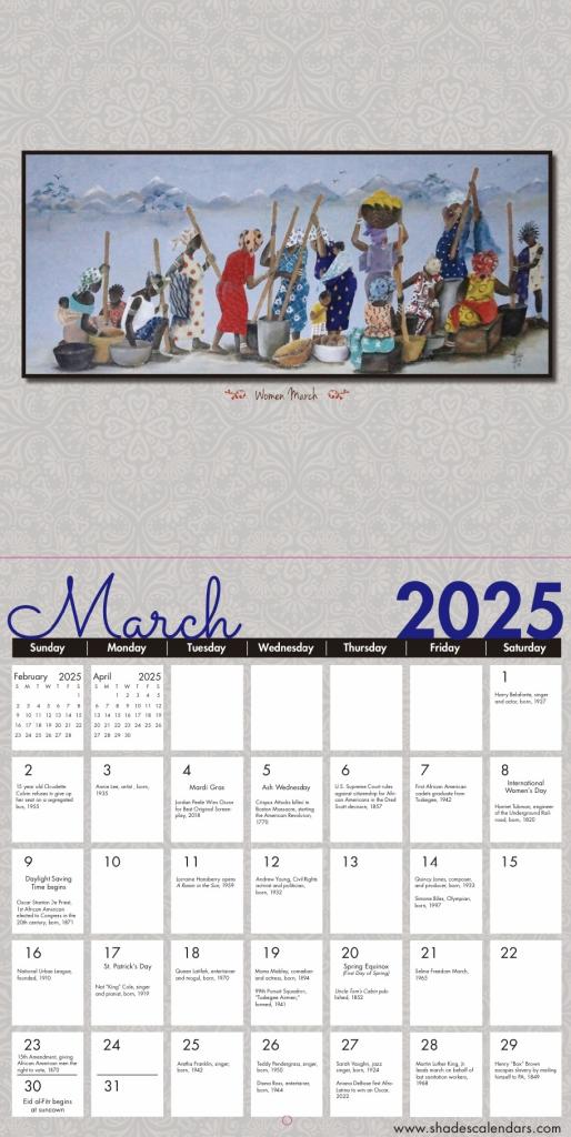 The Art of Annie Lee 2025 African American Wall Calendar