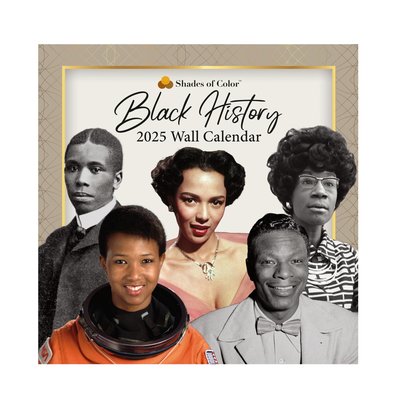 2025 African American Wall Calendars by Shades of Color