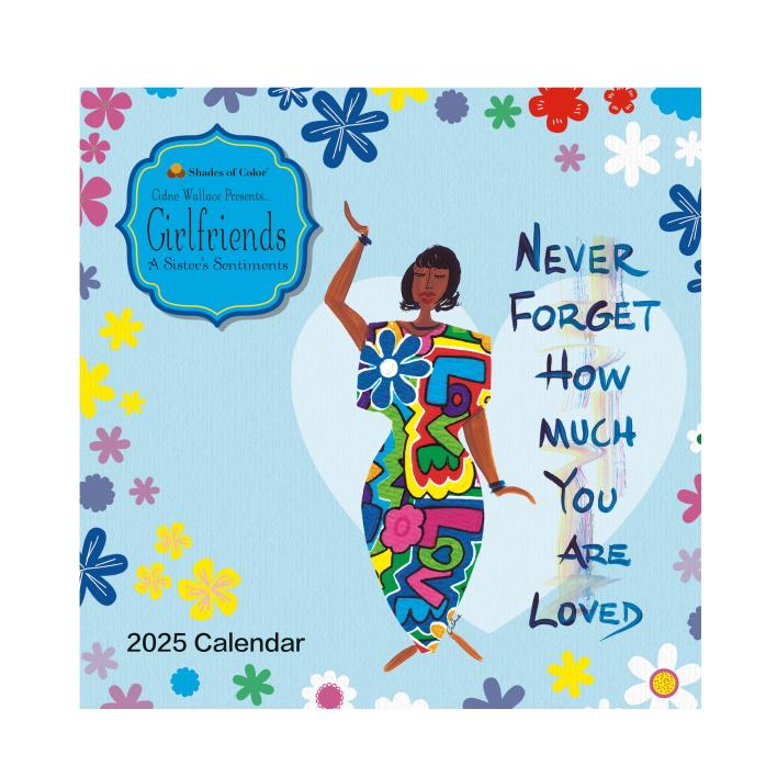 Girlfriends 2025 African American Wall Calendar