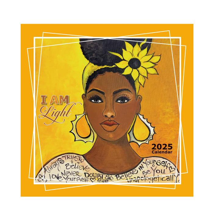 African Women 2025 Wall Calendar 12 Month 