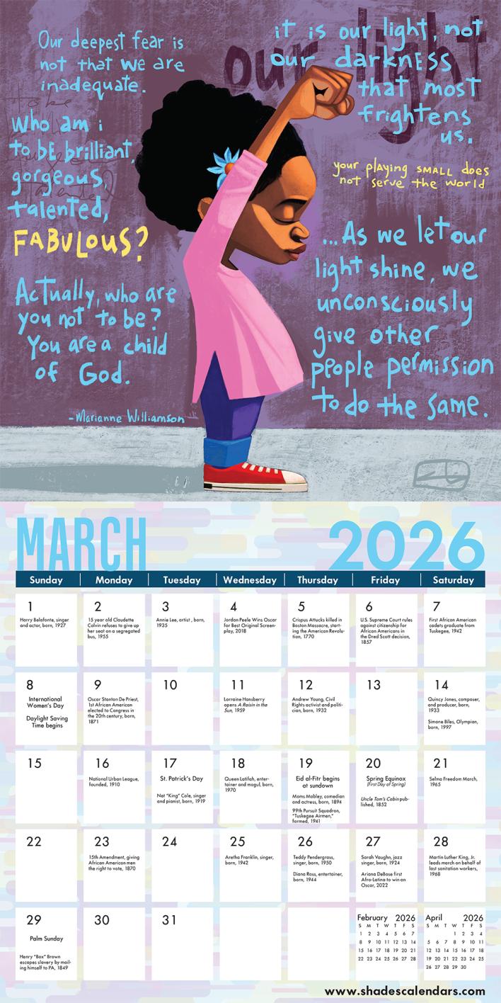 26CH_3 All The Potential To All The Children 2026 Wall Calendar