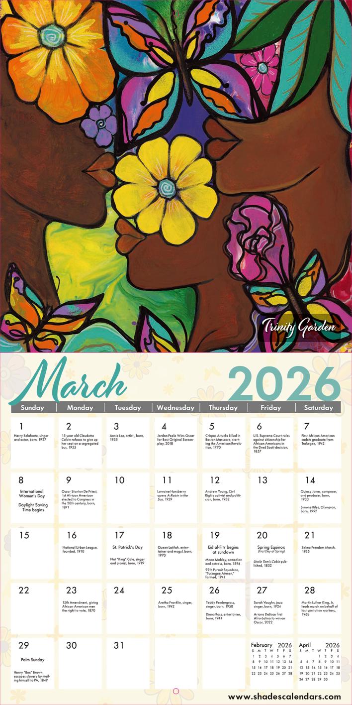 2026 African American Wall Calendars