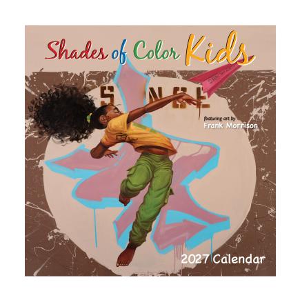 2027 Shades of Color Kids Calendar