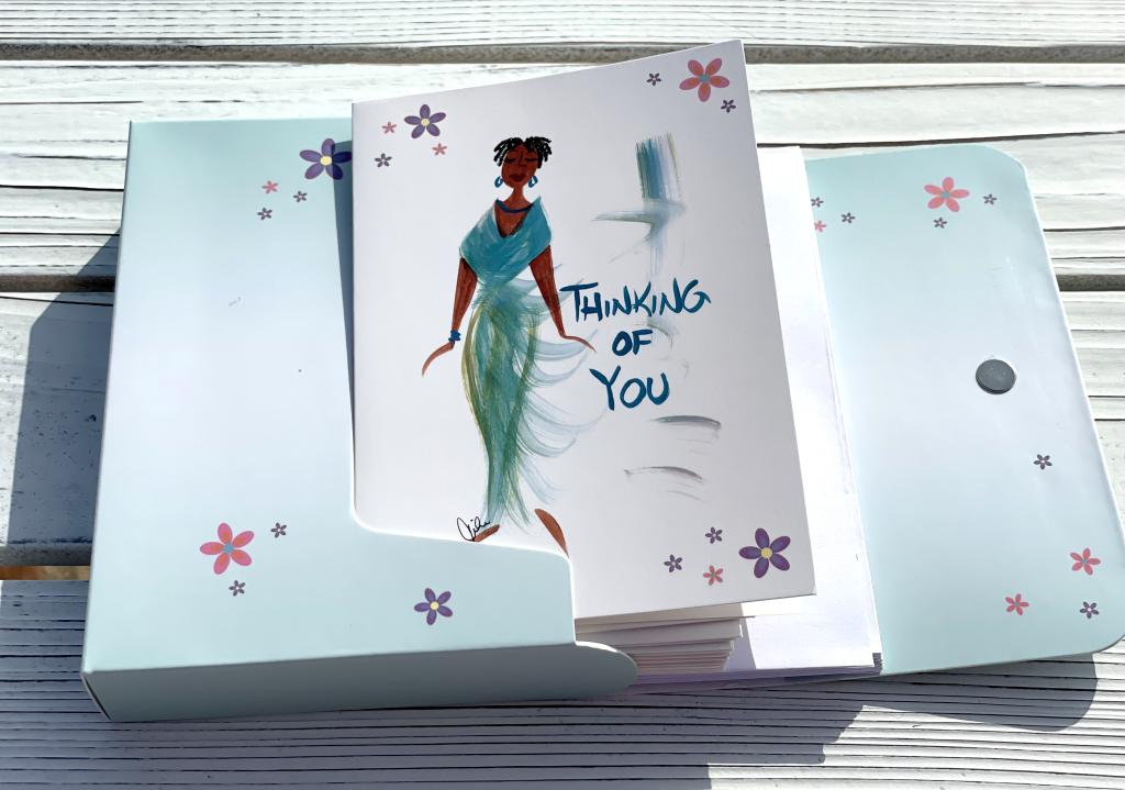 Cidne Wallace Assorted Blank Note Cards Shades of Color