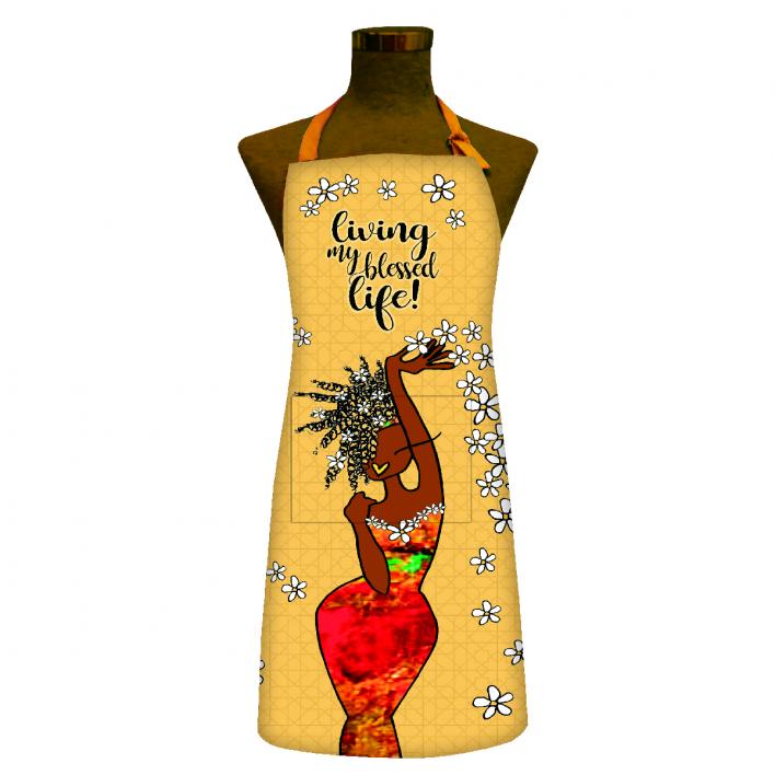 Living My Blessed Life Designer Apron