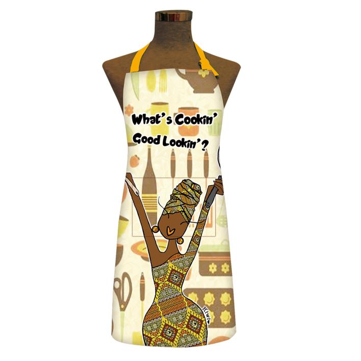 APR258 What's Cookin' Good Lookin' Designer Apron