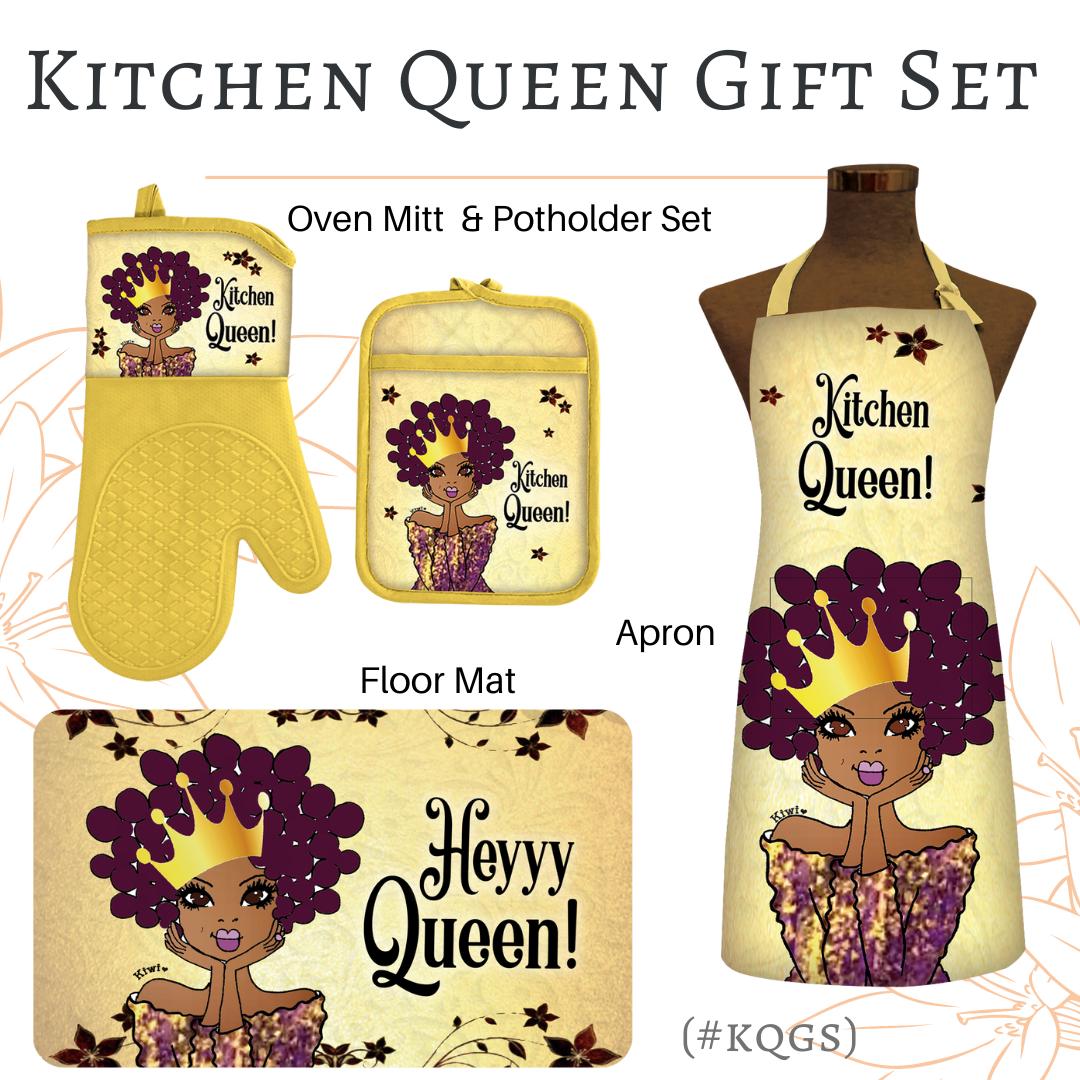 Kitchen Queen Gift Set - Inspirational Black Gifts