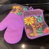 African American Oven Mitt and Potholder -A (2) Garden Spirit Oven Mitt and Potholder Sets