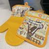 African American Oven Mitt and Potholder - B (3) What's Cookin' Good Lookin' Oven Mitt Potholder Set