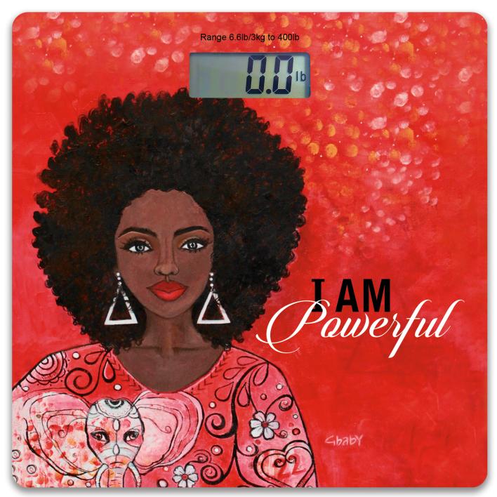 BS196 I Am Powerful Digital Body Scale