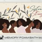 Sister Strong Memory Foam Bath Mat