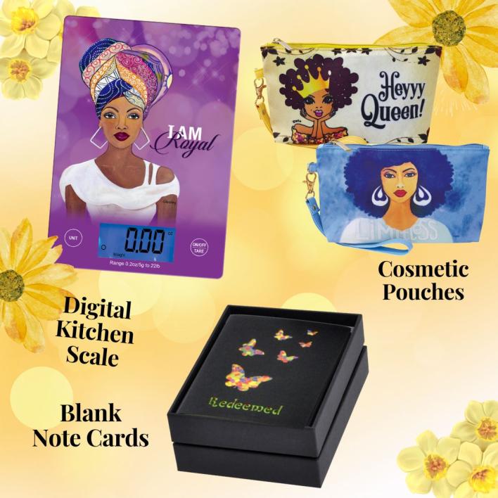 African American Mystery Black Gift Box