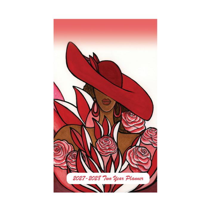 Sister Vibes Red 2027 - 2028 Two Year Planner