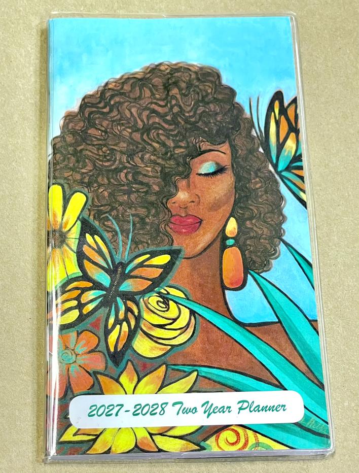 C221_2 Sister Vibes Blue 2027 - 2028 Two Year Planner