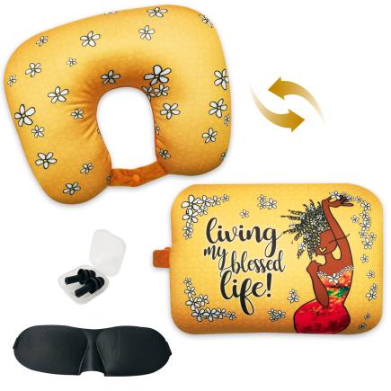 Living My Blessed Life Neck Pillow