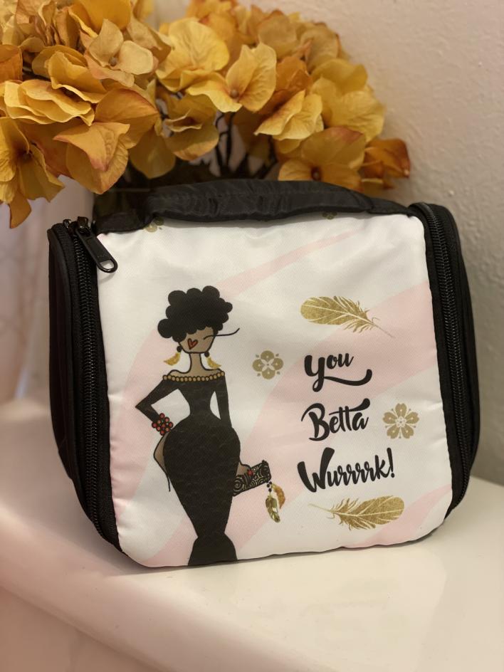 COR206_ (1) You Betta Wurrk! Cosmetic Organizer