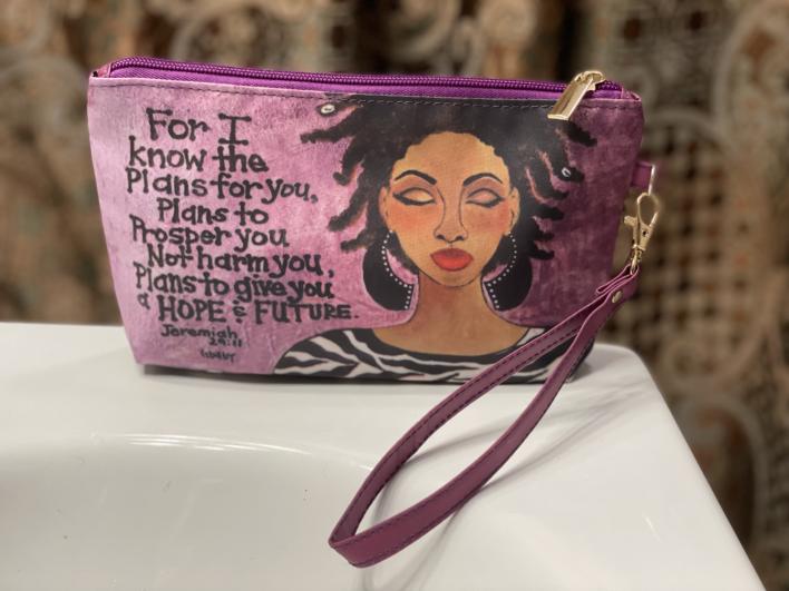 CP194_ African American Cosmetiic Pouch