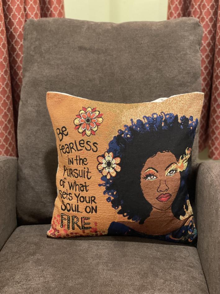 Soul on Fire Cushion Cover
