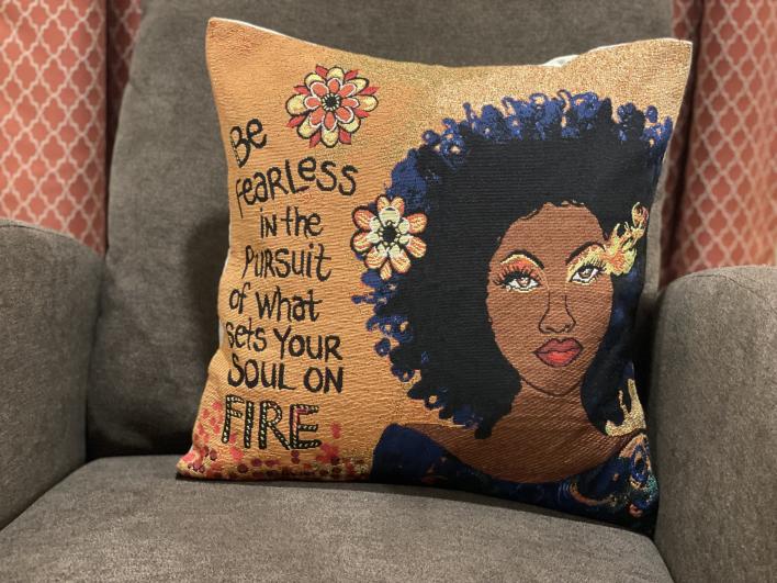 Soul on Fire Cushion Cover