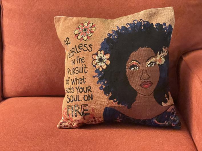 Soul on Fire Cushion Cover