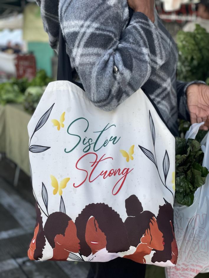 Canvas Foldable Shopping Bags_Sister Strong (2)