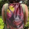 DSB227_ (1) Praising My Roots Drawstring Backpack