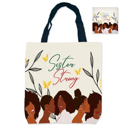 Sister Strong Foldable Canvas Shopping Bags