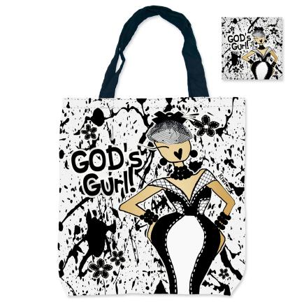God's Gurl! Foldable Canvas Shopping Bags