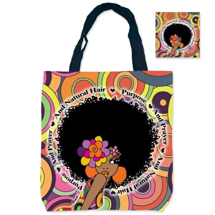 Purpose & Prayer Foldable Canvas Shopping Bags