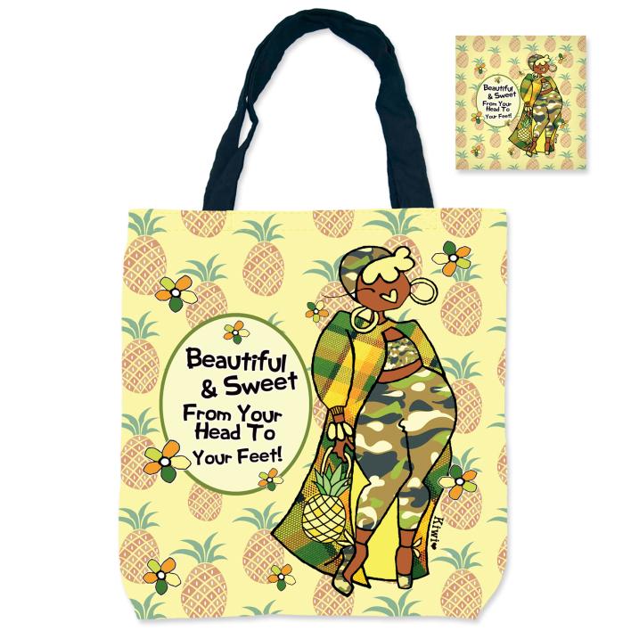 Beautiful & Sweet Foldable Canvas Shopping Bags