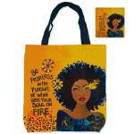 Soul On Fire Foldable Canvas Shopping Bags