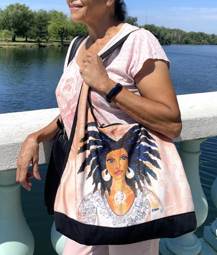 HOB231_1 (3a) Nubian Queen Hobo Bag