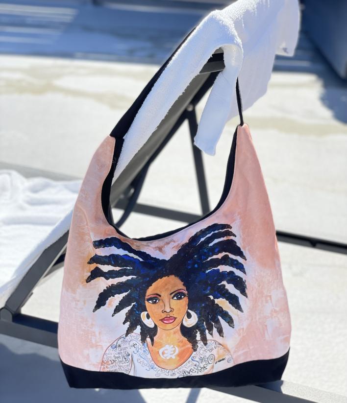 HOB231_1 (7) Nubian Queen Hobo Bag