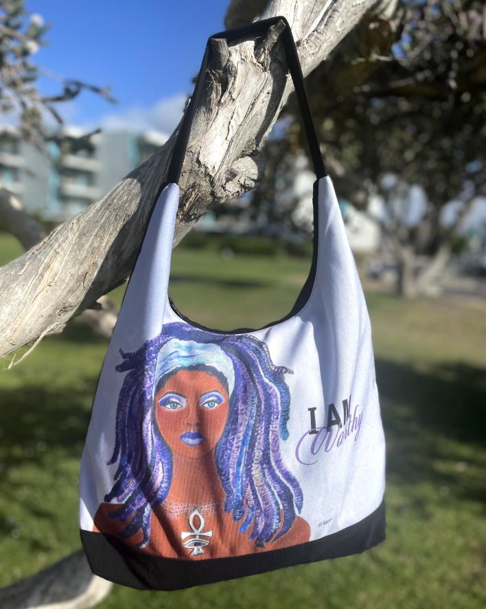 I Am Worthy Hobo Bag