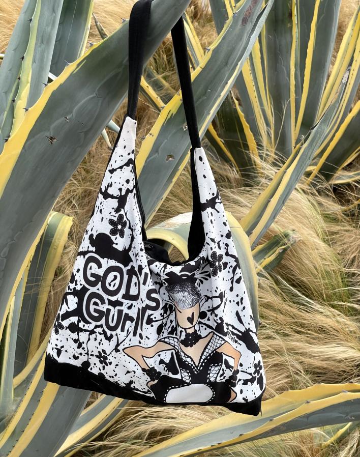 HOB235_1 (2) God's Gurl! Hobo Bag