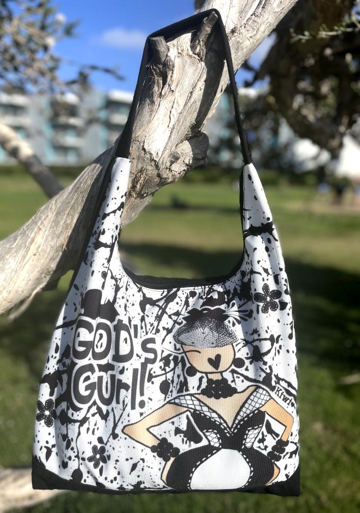HOB235_1 (5) God's Gurl! Hobo Bag
