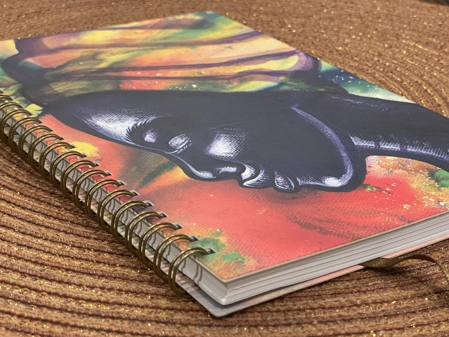 Her Rainbow Halo II Wire-O Journal | African American