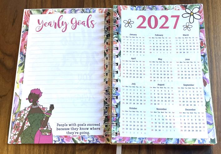 Kiwi McDowell Weekly Planner Inside Pages