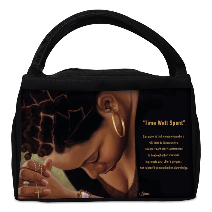 Time Well Spent Lady Bible Bag African American Case