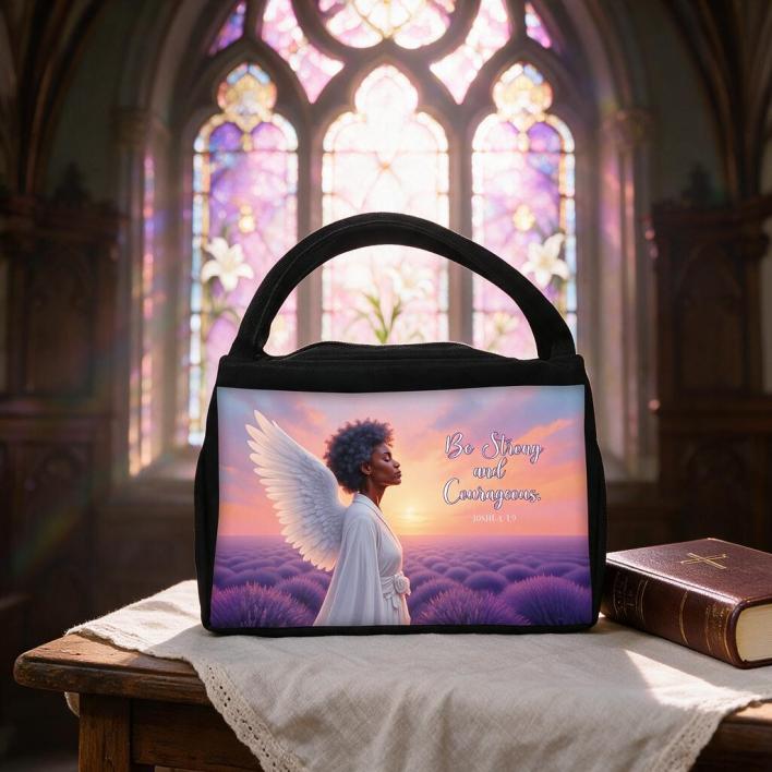 Be Strong and Courageous Lady Bible Bag