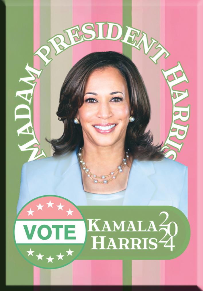 M536_Kamala Harris For President_1 Vote Kamala Harris For President 2024 Magnet
