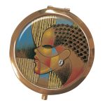 Composite Woman Magnifying Compact Mirror