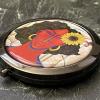 MCM196 (2) Sunflower Magnifying Compact Mirror