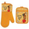 Living My Blessed Life Oven Mitt Potholder Set